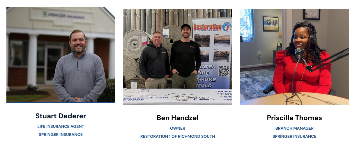 Stuart Dederer, Ben Handzel and Priscilla Thomas have been recent guests.