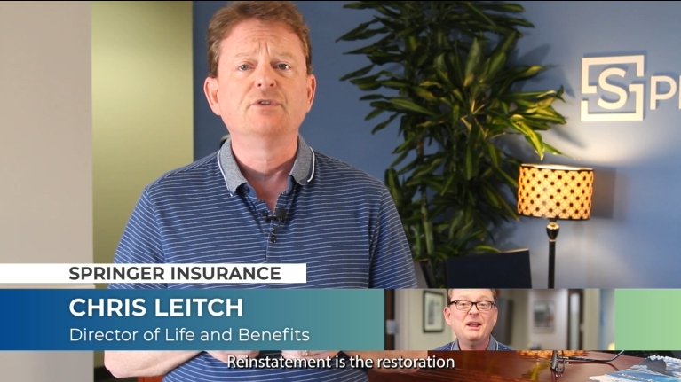 Life Insurance Reinstatement insurance lesson video