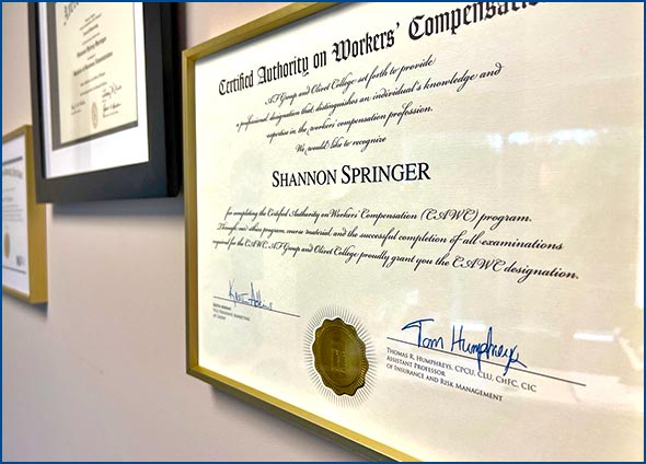 Certified Auhority on Workers Compensation (CAWC)