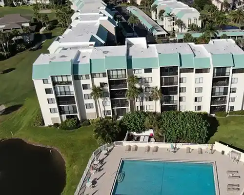 A 5 story Condo complex in Ocean Villages on Hutchinson Island Florida