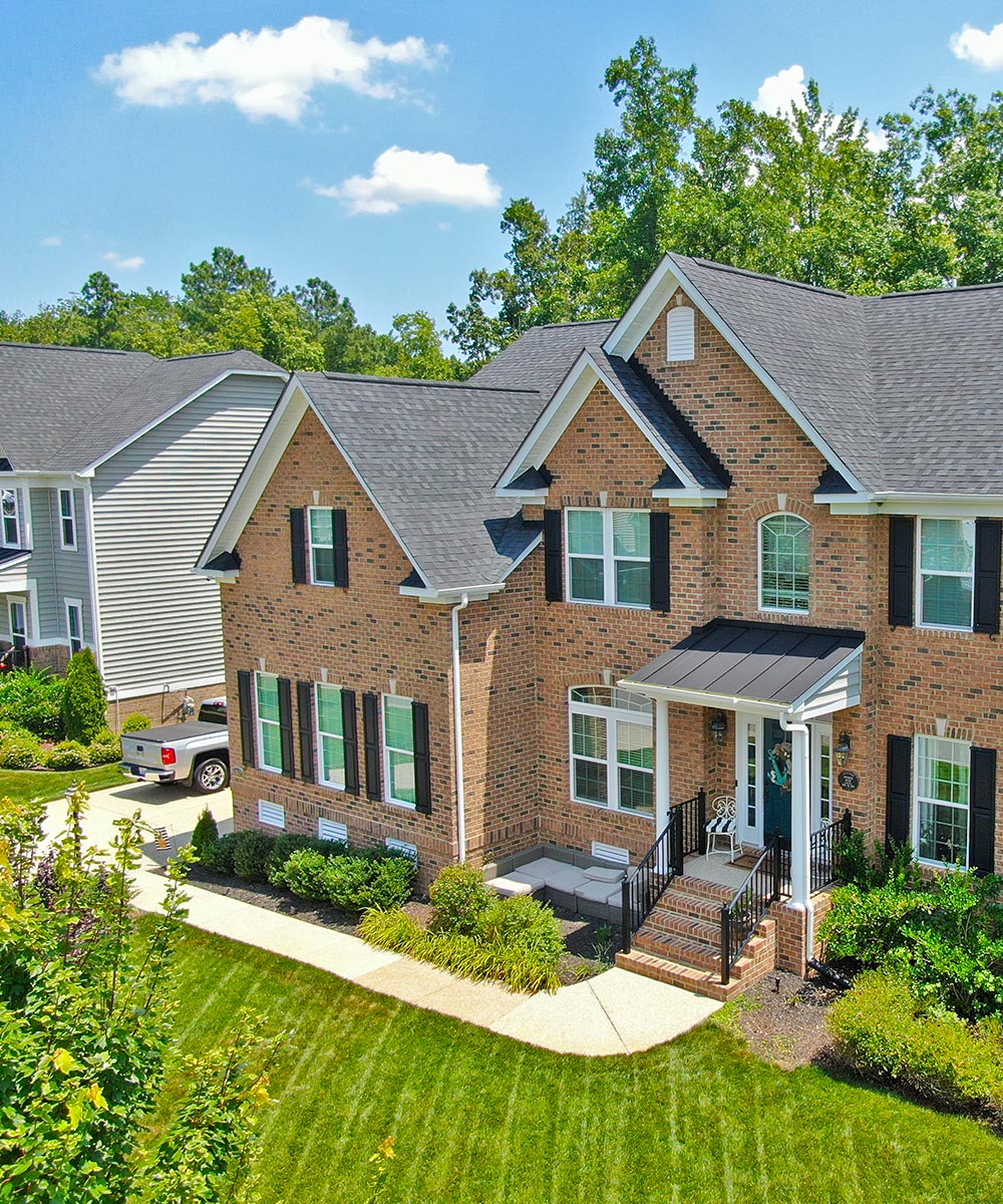 A two story Brick home in Foxcreek