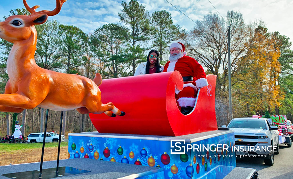 Priscilla Thomas got to meet Santa and tour his backup Sleigh in 2019 in South Hill!