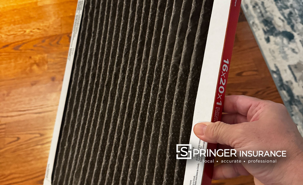 That filter is not supposed to be that color of not-white.